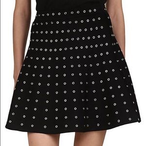 The Kooples knit grommet mini skirt size 1 or S